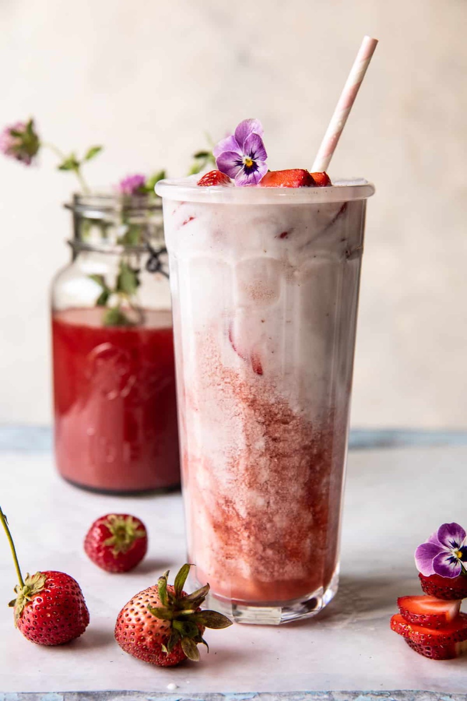 Homemade Strawberry Açaí Pink Drink (Starbucks Copycat)
