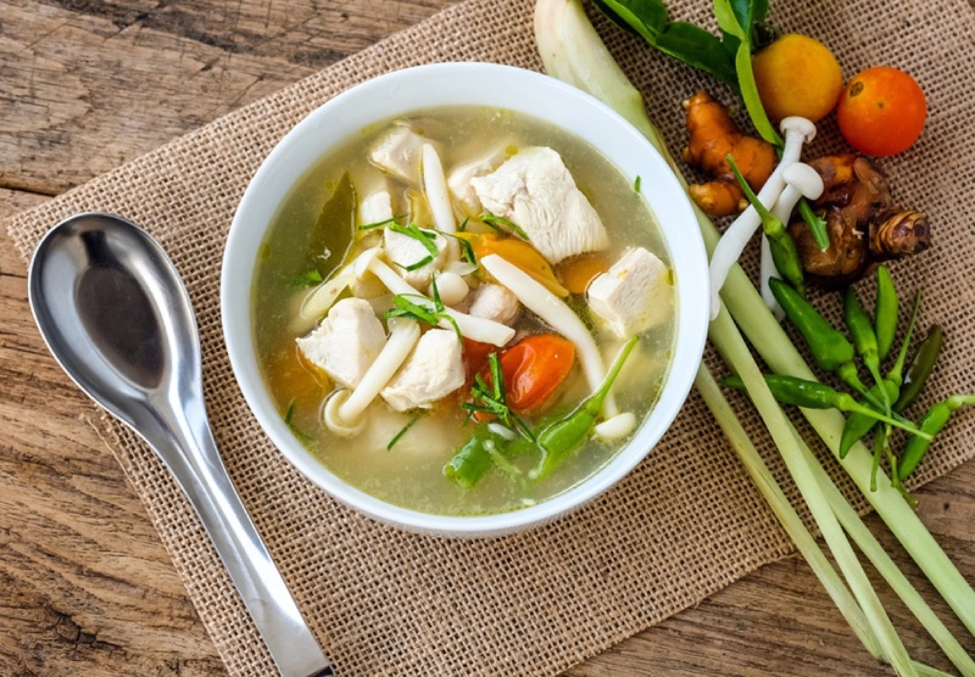 Tom Yum Gai: Authentic Thai Hot and Sour Chicken Soup